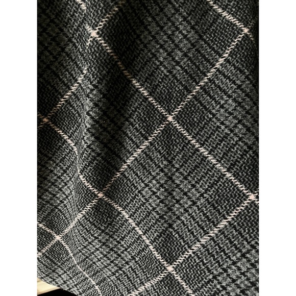 Abercrombie & Fitch Grey Pink Argyle Mini Pencil Skirt Small NWT - Picture 3 of 5